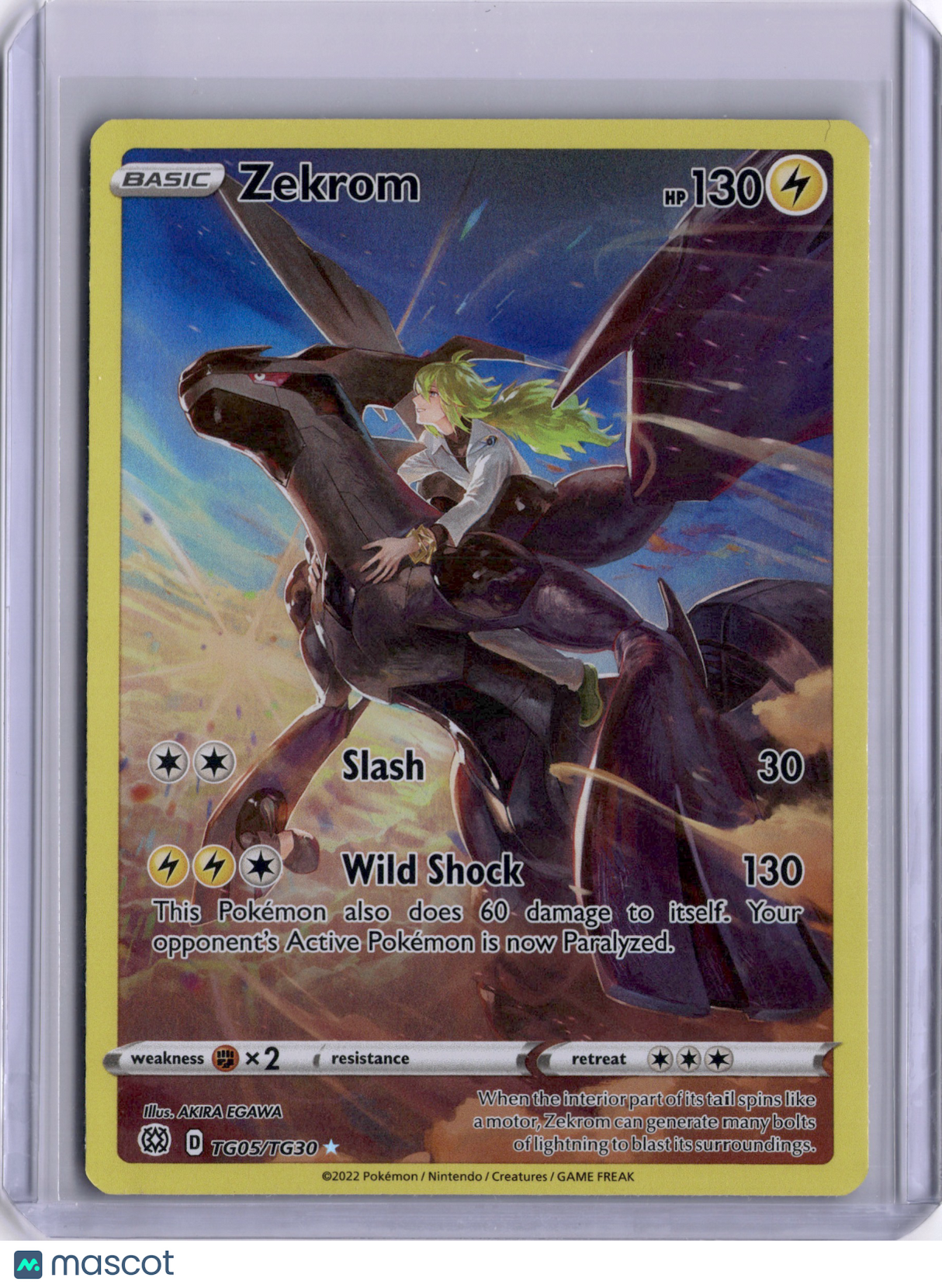Zekrom Brilliant Stars TG05/TG30 Holo Full Art Trainer Gallery TCG