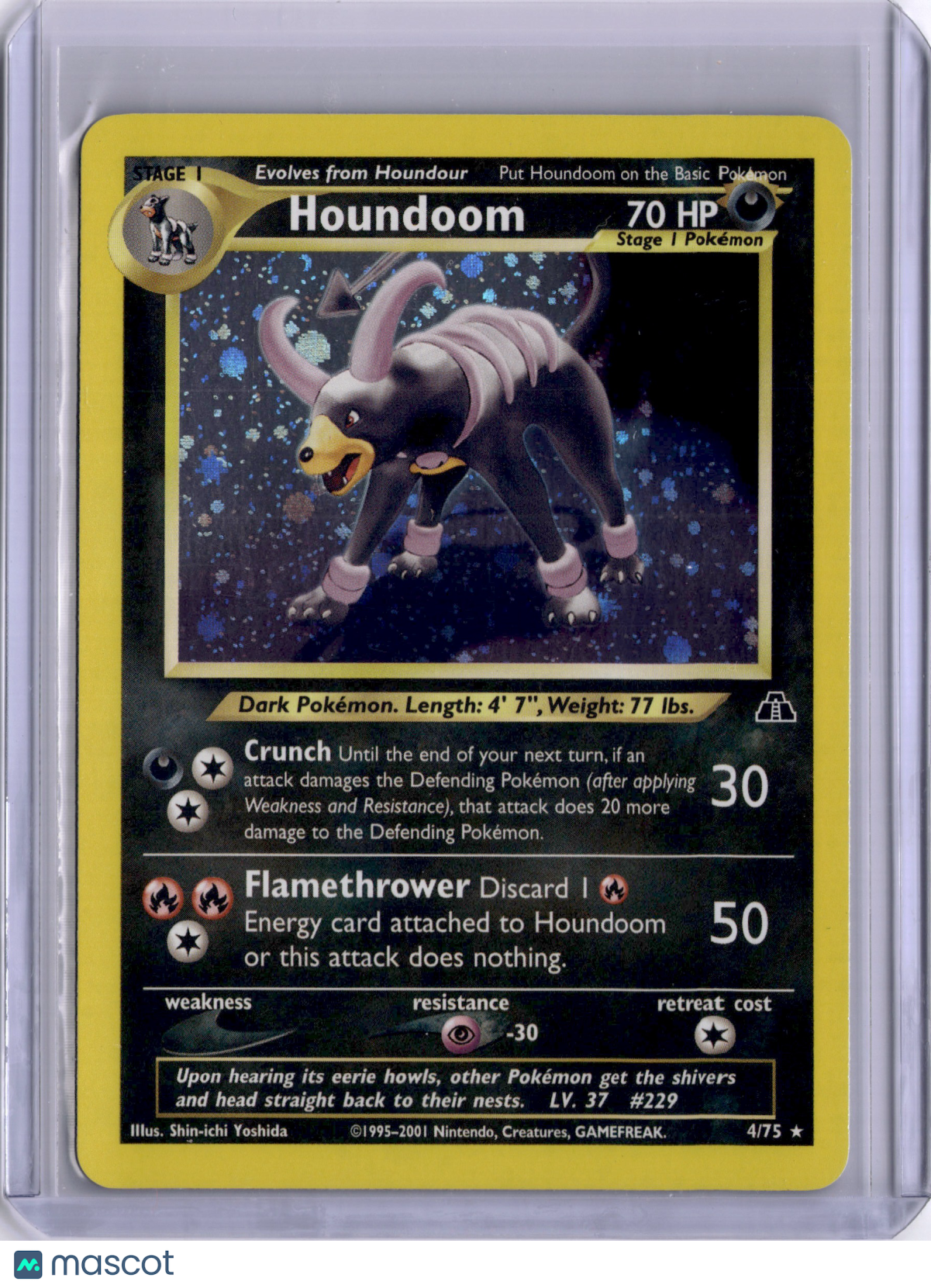 Houndoom Neo Discovery 4/75 Holo TCG