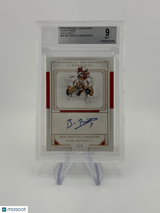 Ben Roethlisberger 2016 National Treasures Gold /5 Auto BGS 9 Miami Steelers