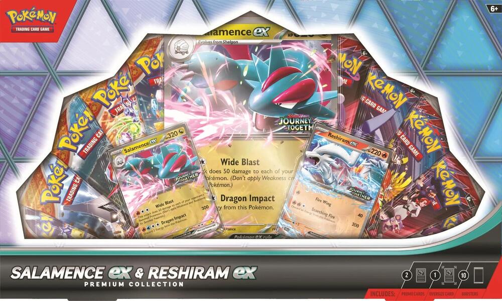Salamence ex & Reshiram ex Premium Collection Box Pokemon