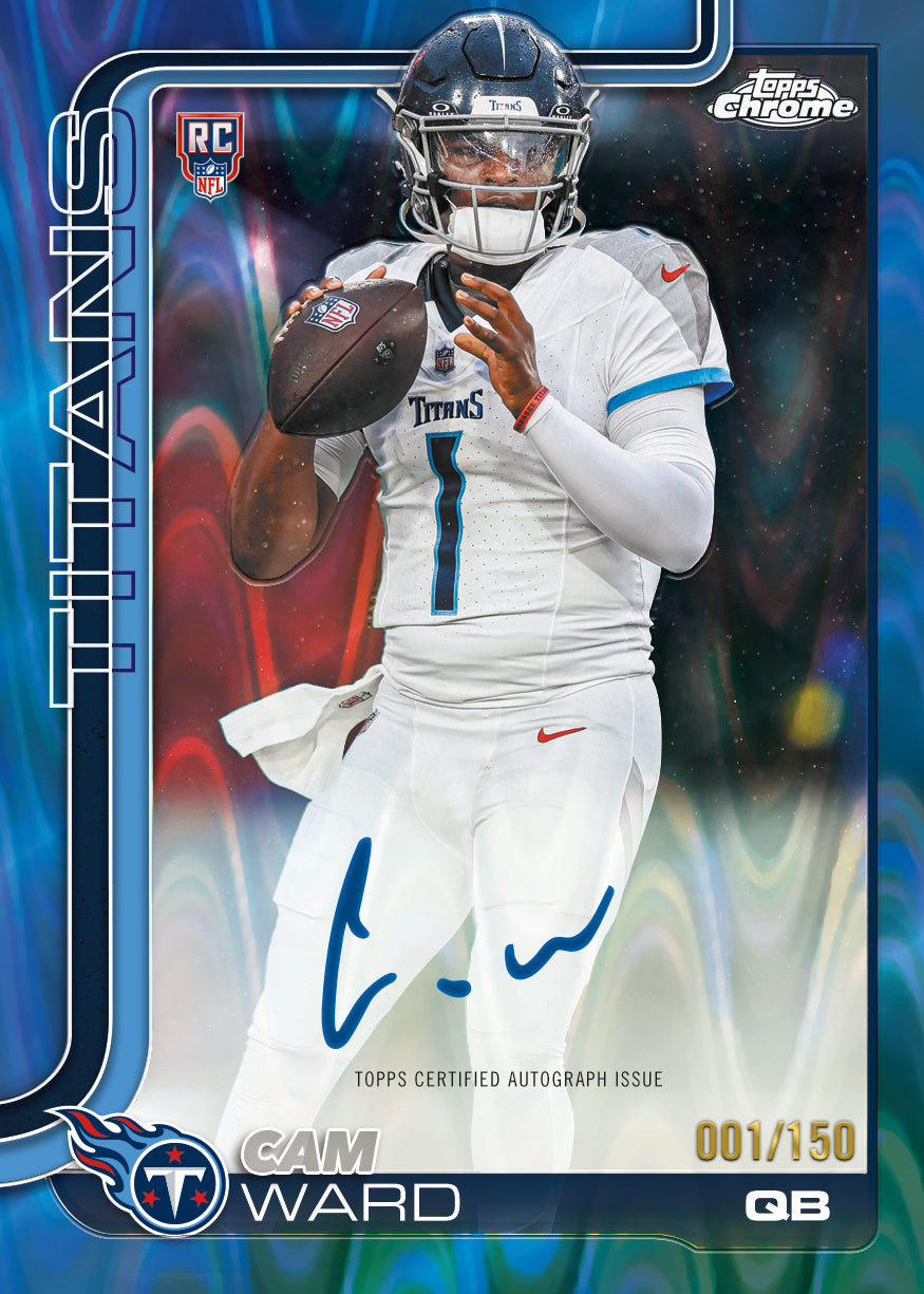 2025 Topps Chrome Football Hanger Box