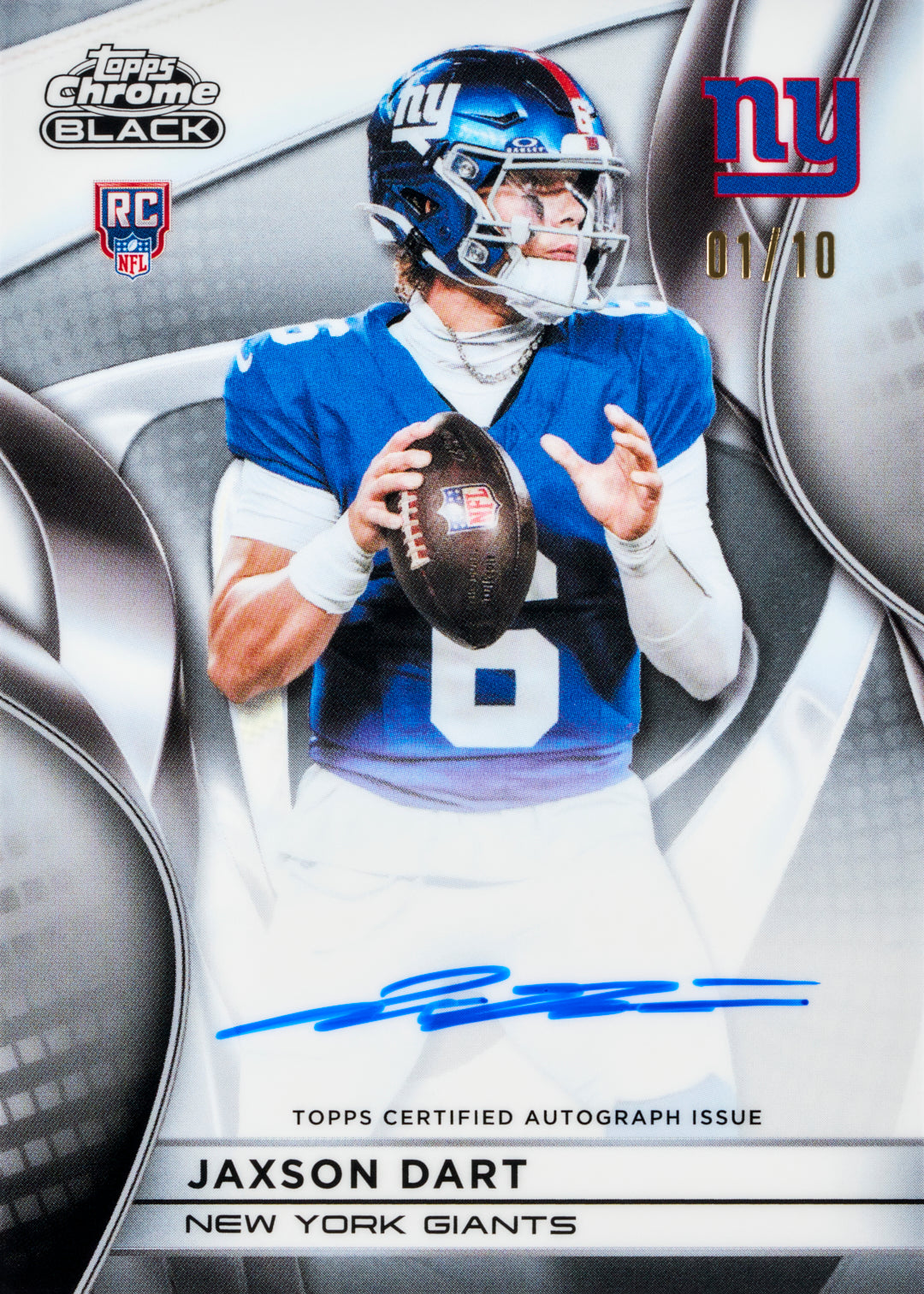 2025 Topps Chrome Black Football Hobby Box