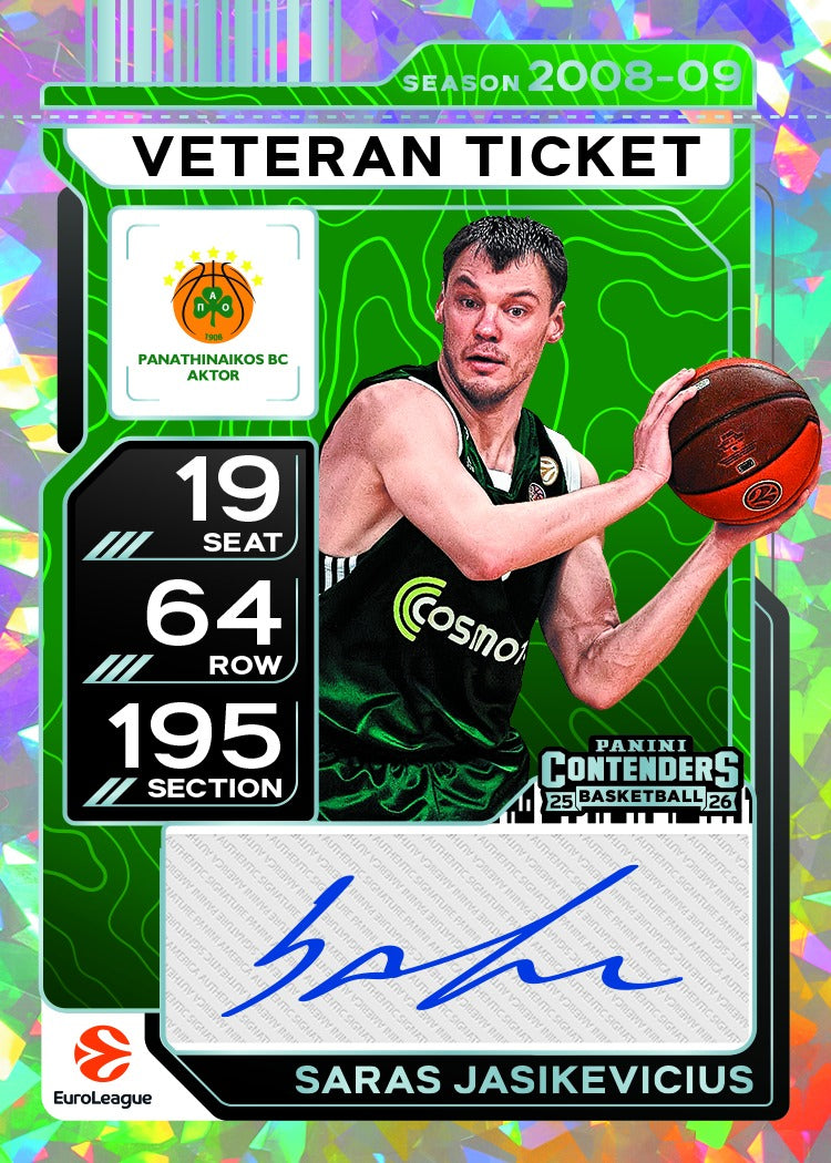 2025-26 Panini Contenders EuroLeague Hobby Box