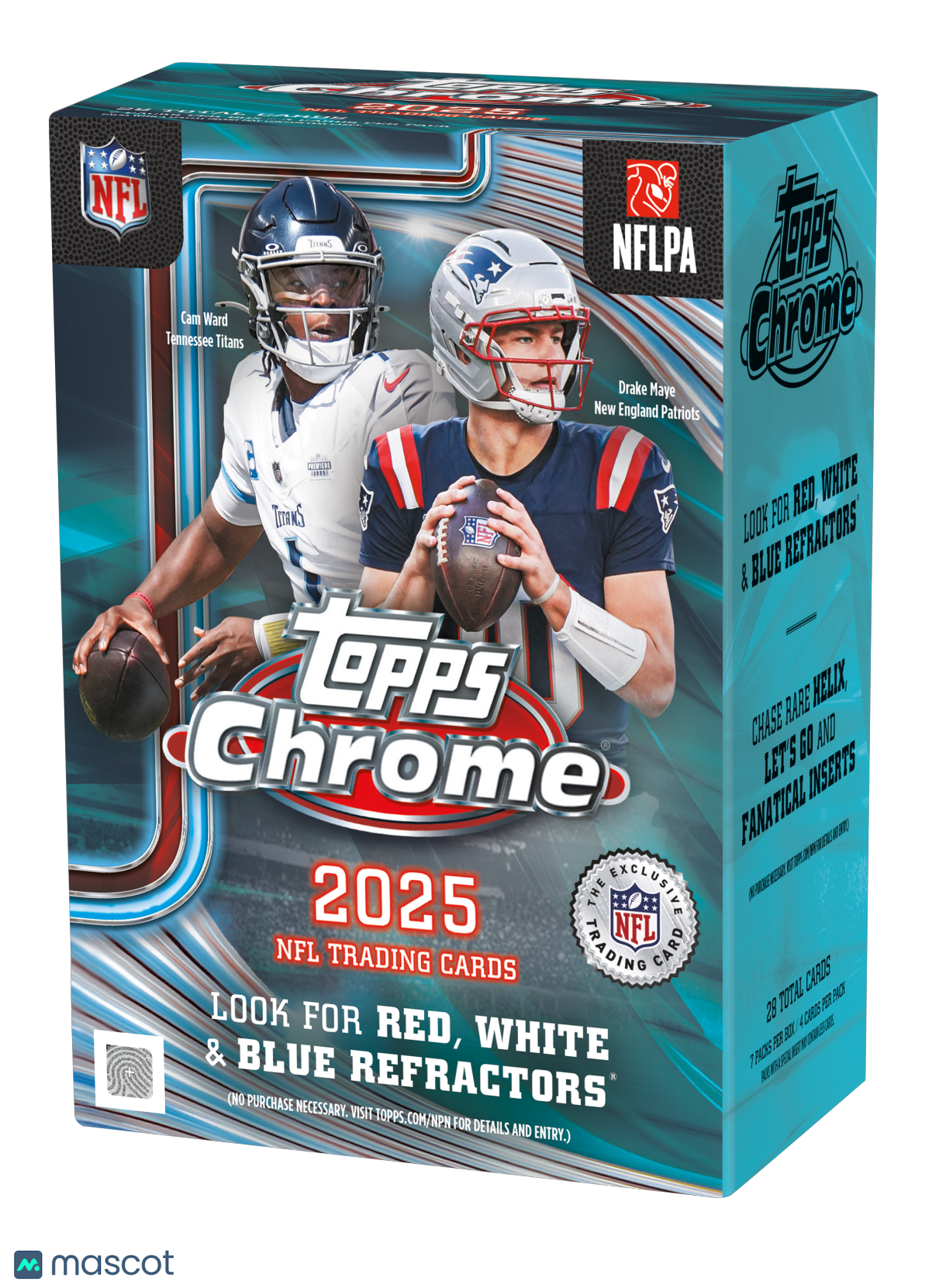 2025 Topps Chrome Football Value Blaster Box