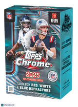 2025 Topps Chrome Football Value Blaster Box