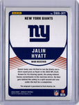 Jalin Hyatt 2024 Panini Donruss Signature Marks Auto Giants