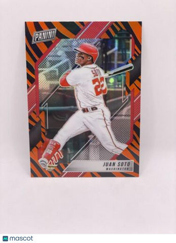 Juan Soto 2021 Panini NSCC The National VIP Tiger Stripe Prizm SSP