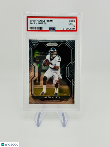 Jalen Hurts 2020 Panini Prizm PSA 9 Rookie RC Eagles