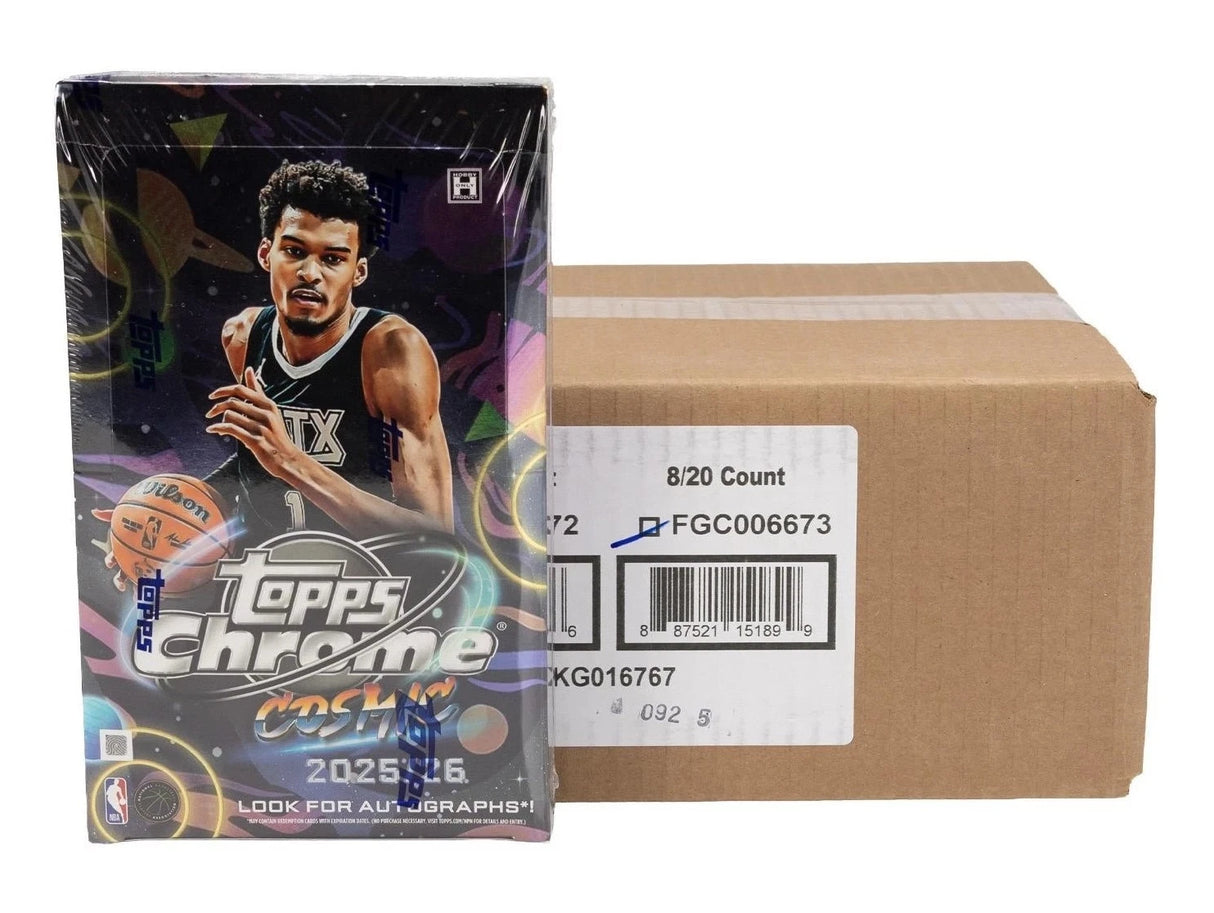 2025-26 Topps Cosmic Chrome NAB Basketball Hobby 8 Box Case