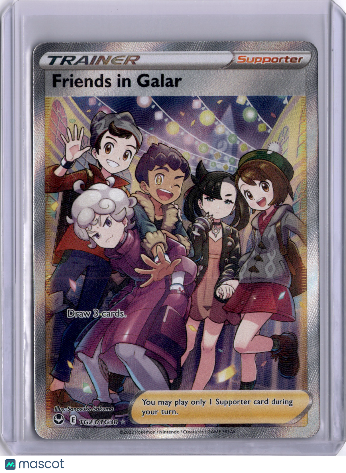 Friends In Galar  Silver Tempest TG23/TG30 Holo Full Art Trainer Gallery TCG