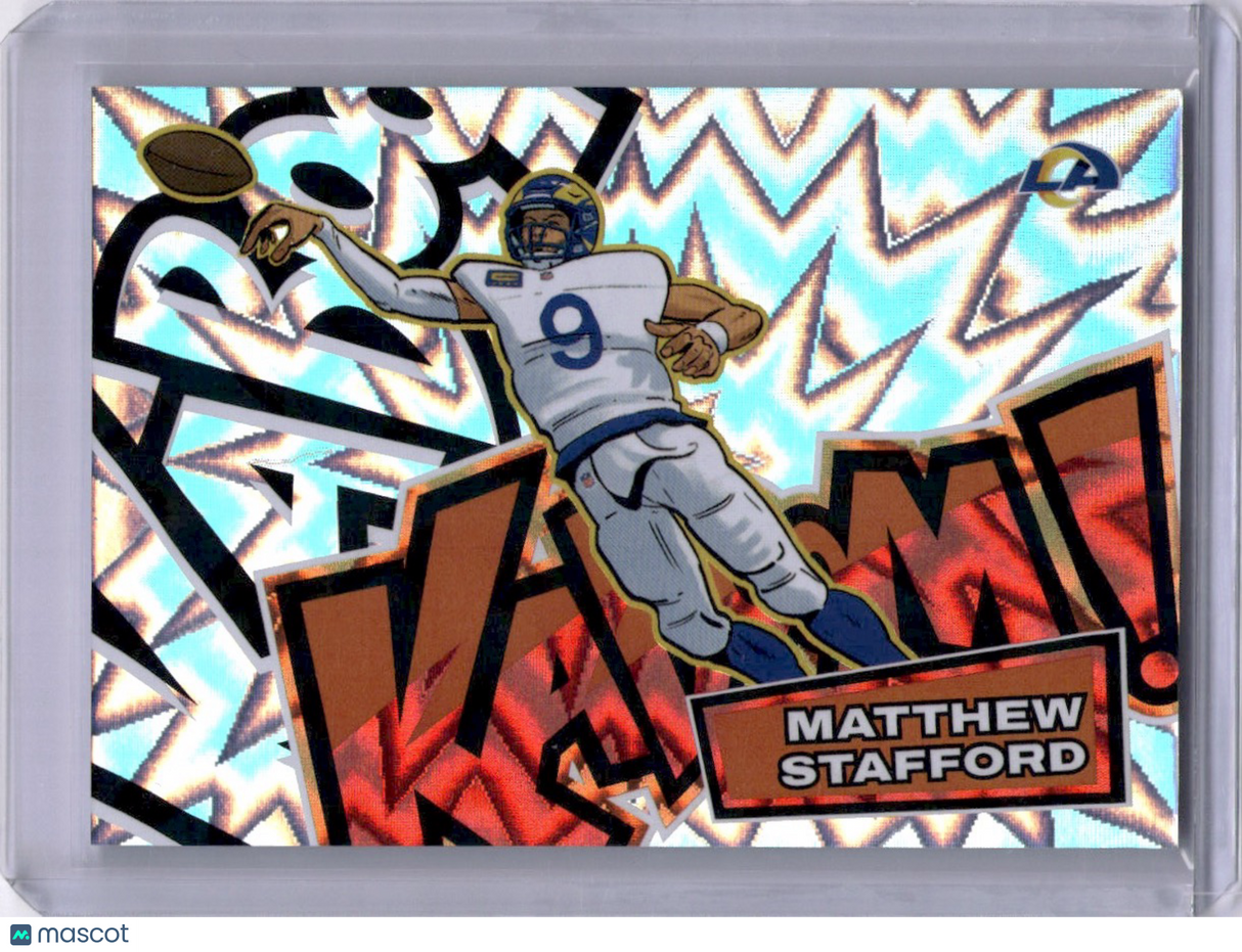 Matthew Stafford 2025 Panini Absolute Kaboom! SP Case Hit MVP Rams