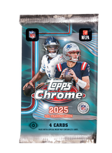2025 Topps Chrome Football Hobby Box