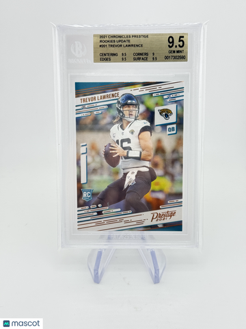 Trevor Lawrence 2021 Panini Chronicles Prestige Rookies Update BGS 9.5 Jaguars