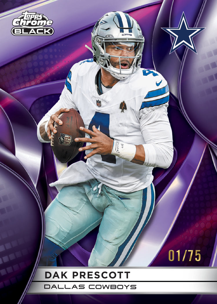 2025 Topps Chrome Black Football Hobby Box