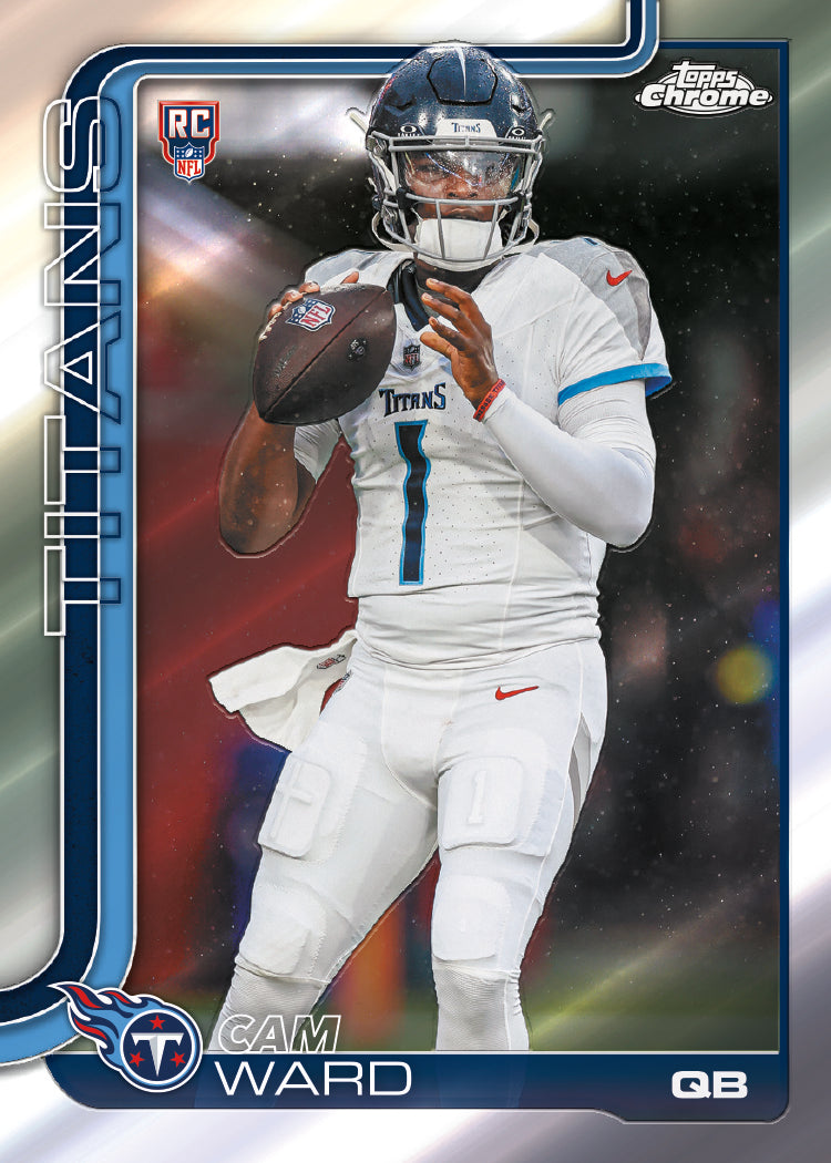 2025 Topps Chrome Football Hobby Box