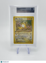 Raichu HOLO R 1999 Pokemon Base 1st Edition French BGS 9 Mint