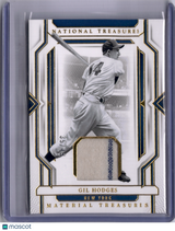 Gil Hodges 2024 Panini National Treasures Material Treasures /49 Patch Dodgers