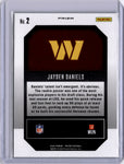 Jayden Daniels 2024 Panini Prizm Emergent Green Rookie RC Commanders