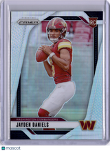 Jayden Daniels 2024 Panini Prizm Silver Rookie RC Commanders