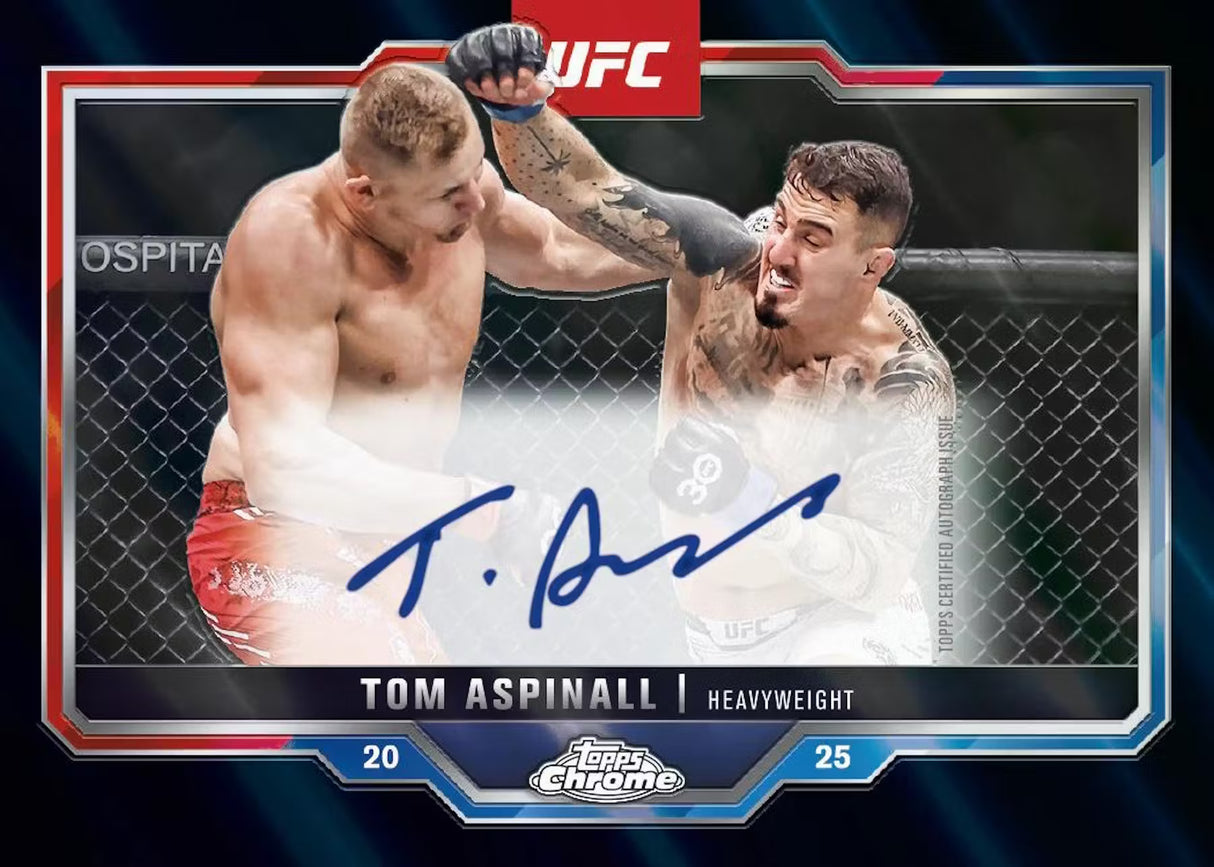 2025 Topps Chrome UFC Hobby Box