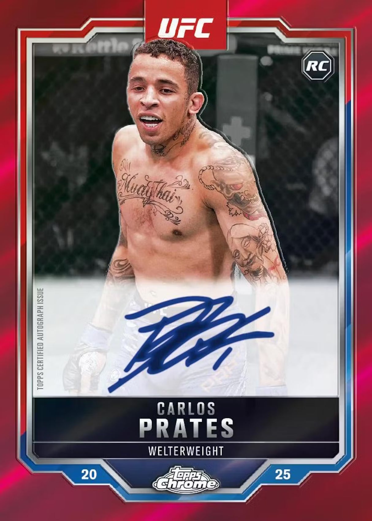 2025 Topps Chrome UFC Hobby Box