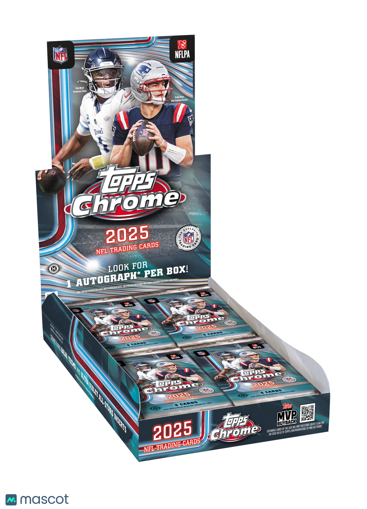 2025 Topps Chrome Football Hobby Box
