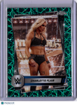 Charlotte Flair 2025 Topps Chrome Green Laser Refractor /175