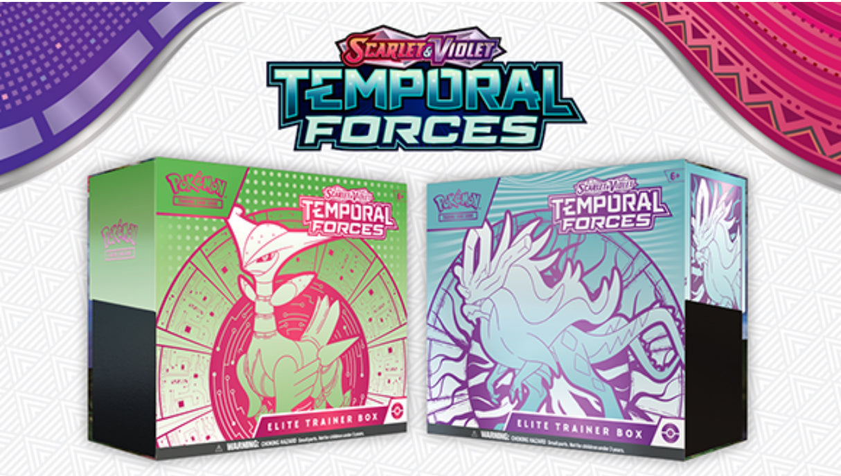 Pokemon Scarlet & Violet: Temporal Forces Elite Trainer Box
