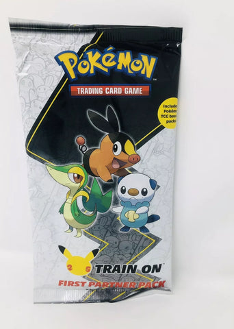 Pokemon TCG First Partner Pack - Unova 3 Jumbo Cards + 2 Booster Packs