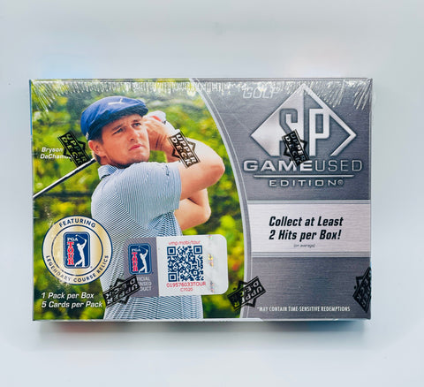 2021 Upper Deck SP Game Used Golf Hobby Box