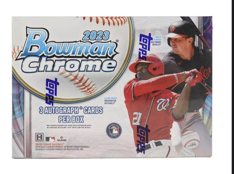 2023 Bowman Chrome Baseball HTA Choice Box