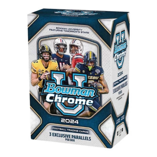 2024 Bowman University Chrome Football Value Blaster Box