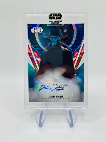 Cad Bane 2023 Star Wars Signature Series Auto Blue Dorian Kingi /50 SP