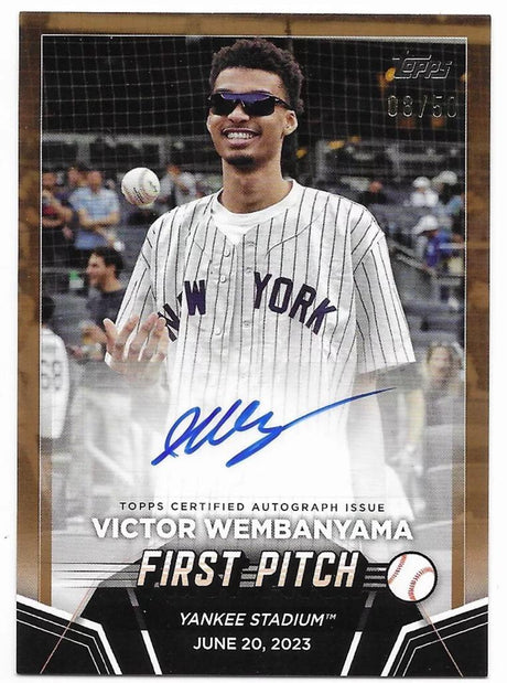 Victor Wembanyama Topps Series 2 Auto