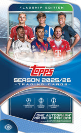 2025-26 Topps UEFA Club Competitions Soccer Hobby Box