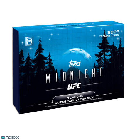 2025 Topps Midnight UFC Hobby Box sealed trading cards