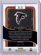 Michael Penix Jr. 2025 Panini Select Orange Shock Prizm /399 Rookie RC Falcons