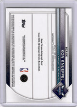 Kon Knueppel 2025-26 Bowman Chrome Orange Mojo Refractor /25 Auto Hornets