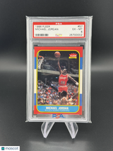 Michael Jordan 1986 Fleer #57 Rookie RC PSA 6 Bulls HOF