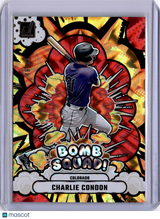 Charlie Condon 2025 Panini Donruss Bomb Squad /99 Rockies