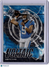 Bryce Young 2024 Topps Composite Resurgence Rookies Voltaic RC /75 Rookie
