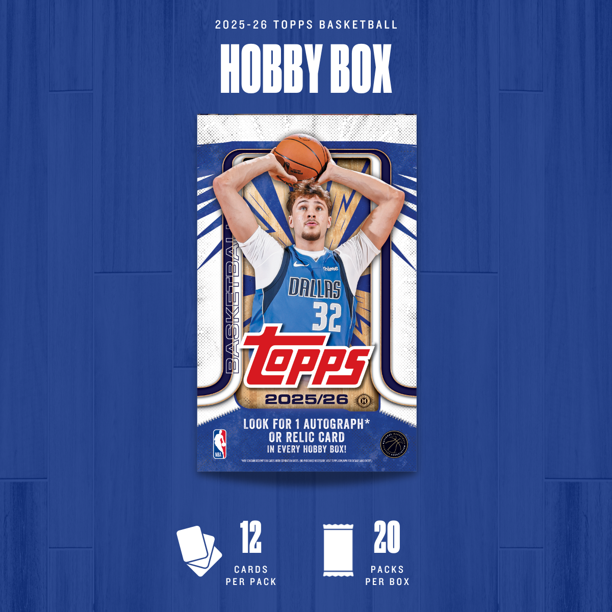 2025-26 Topps NBA Basketball Hobby Box
