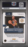 Bennedict Mathurin 2022 Donruss PSA 10 Rated Rookie Auto RC Pacers