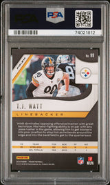 T. J. Watt 2019 Panini Prizm Red White Blue PSA 10 Gem Mint Steelers