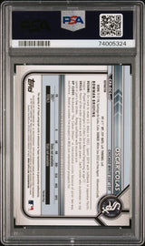 Oscar Colas 2022 Bowman Chrome Refractor /499 Auto PSA 10 White Sox