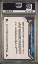 Yoshinobu Yamamoto & Shohei Ohtani 2023 Topps Now Offseason #OS26 Dodgers PSA 9