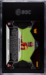 Jayden Daniels 2024 Panini Mosaic Blue Reactive NFL Debut Rookie RC SGC 9.5 Mint