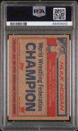 Hulk Hogan 1985 Topps WWF PSA 5