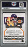 LeBron James 2021 Panini Prizm PSA 9 Green Prizm Lakers