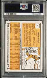 Mike Trout 2012 Topps Heritage Rookie RC PSA 9 Mint Angels